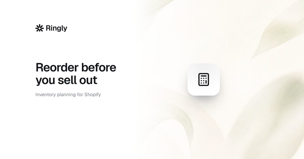 reorder-point-calculator
