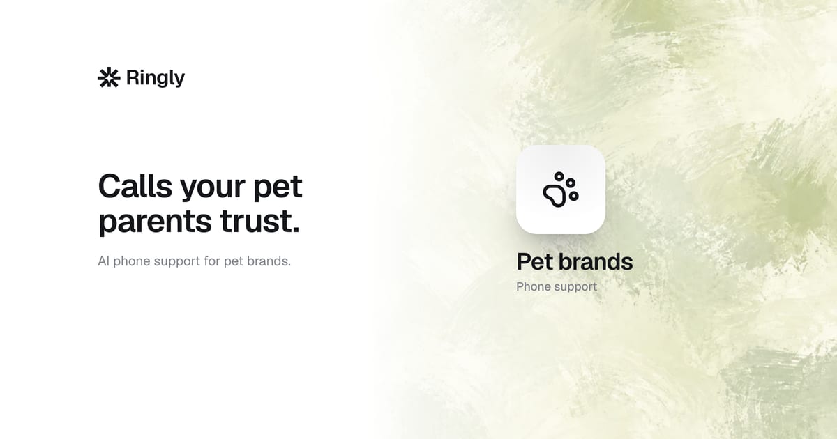 The AI support agent pet brands actually need (2026)