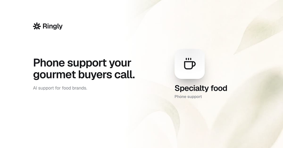 ai-customer-support-agent-for-specialty-food-brands