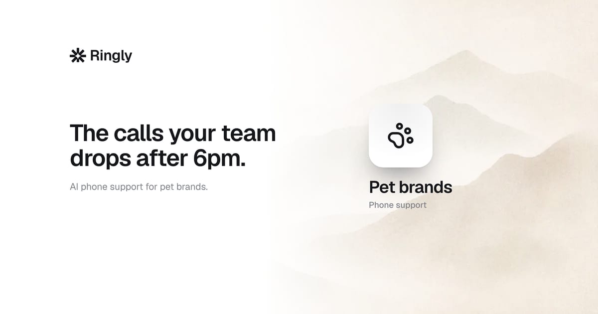 What an AI customer support agent does for pet food brands