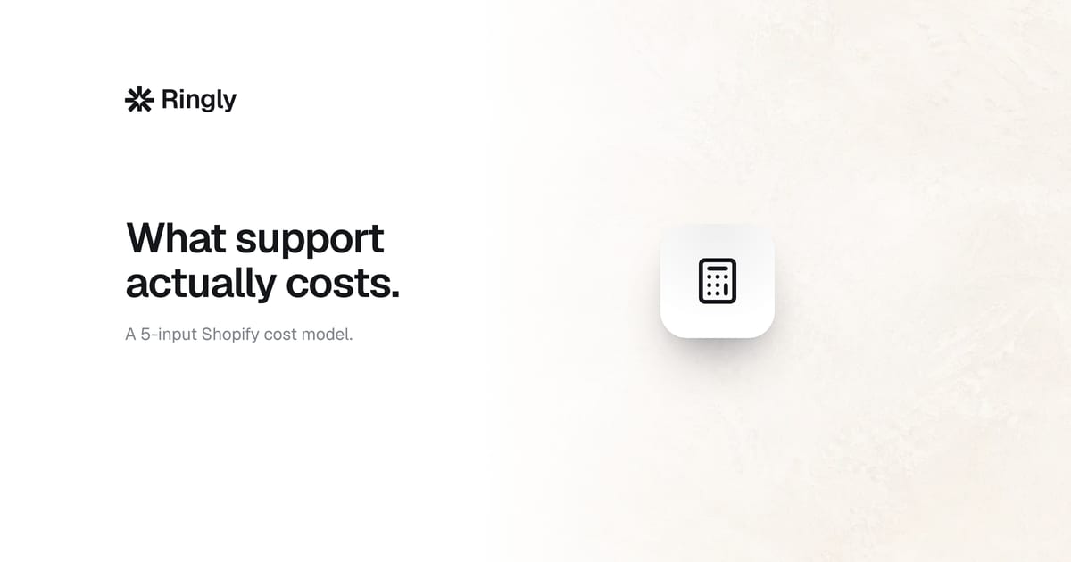 How to calculate your Shopify customer service cost (2026)
