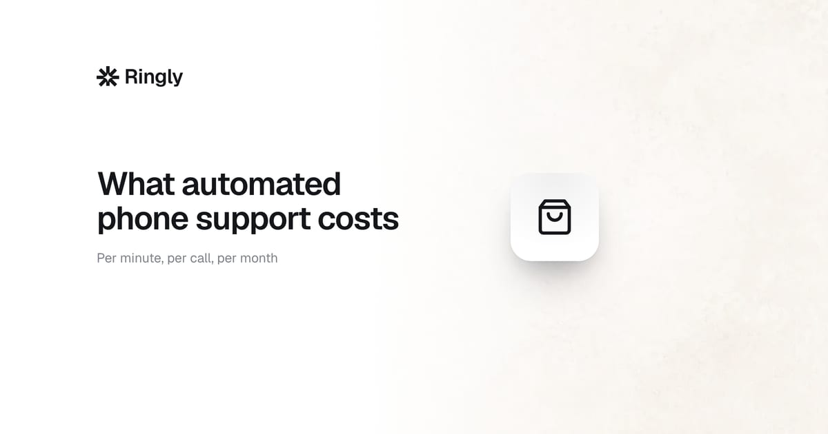 How Much Does Automated Phone Support Cost? (2026 Breakdown...