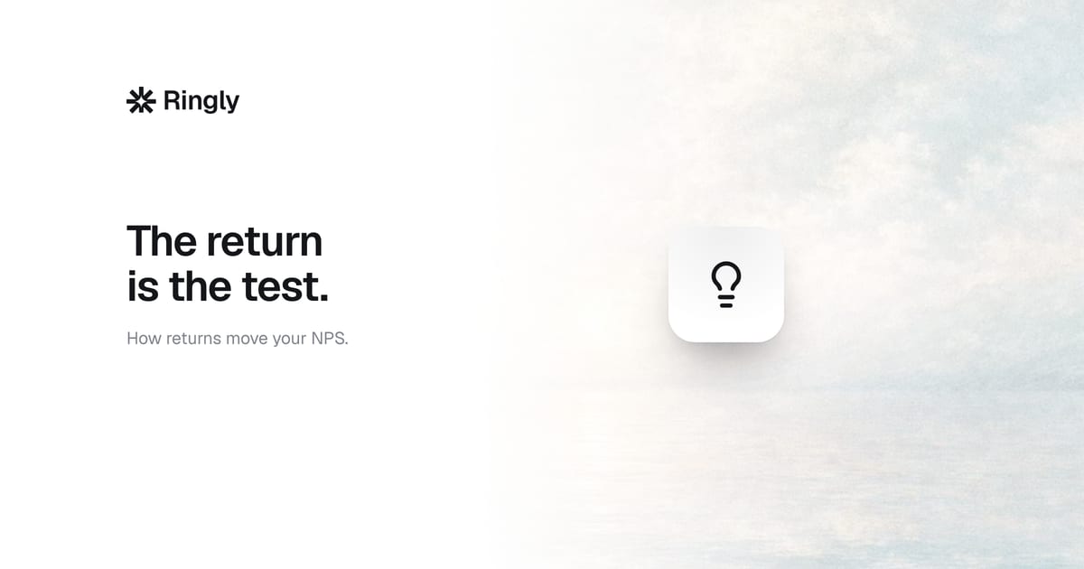 How returns move your NPS (and the call that decides it)