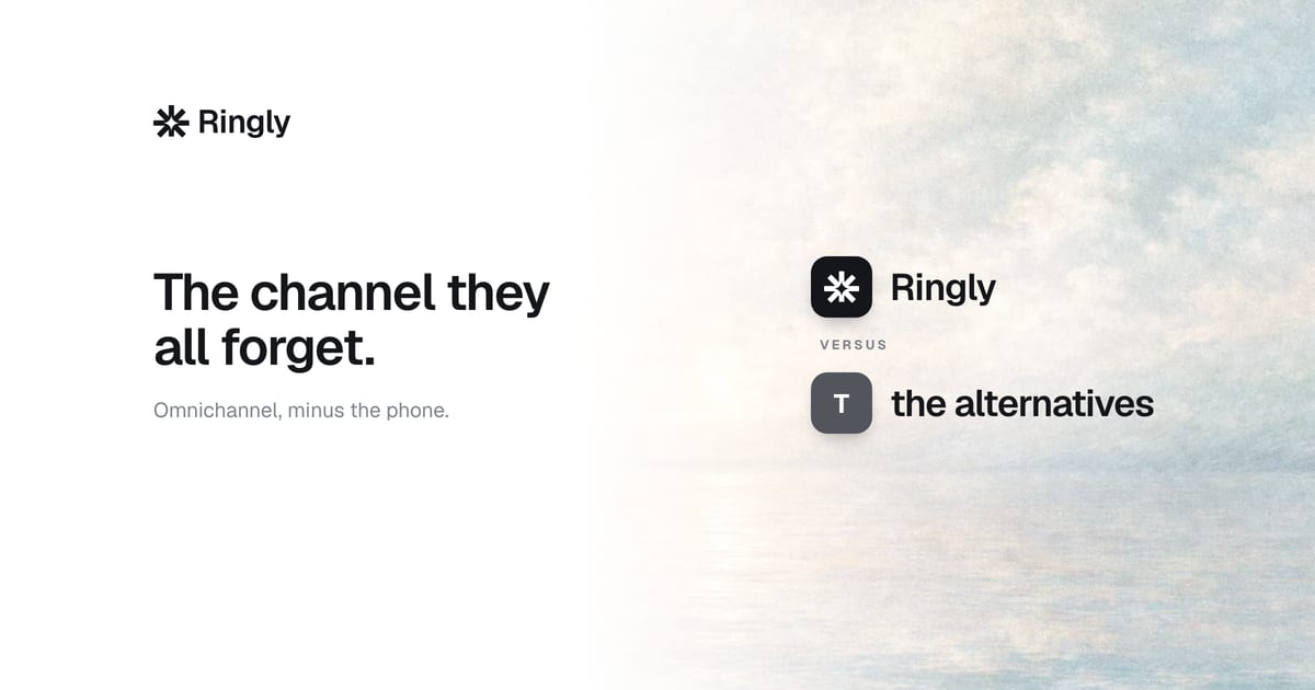 Omnichannel support software that won't drop your calls