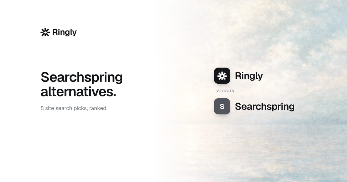 8 best Searchspring alternatives for ecommerce (2026)