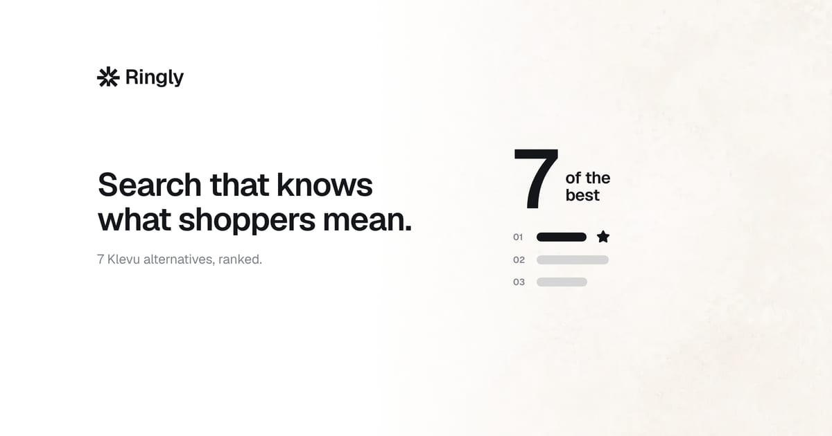 7 best Klevu alternatives for Shopify brands (2026)