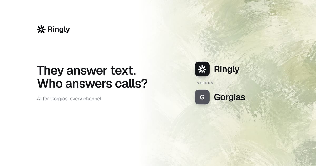 Best AI chatbots for Gorgias (and the phone gap)
