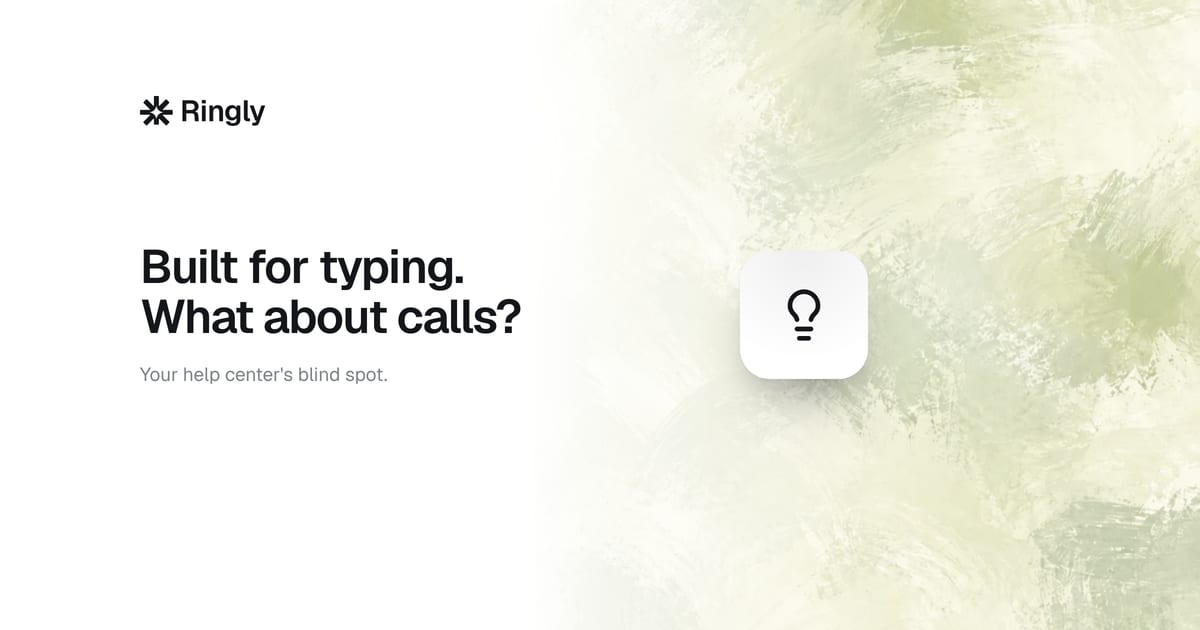 Gorgias knowledge base: great until the phone rings