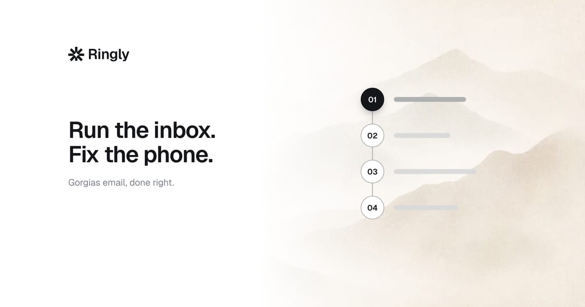 Gorgias support email: setup, tips, and the phone gap
