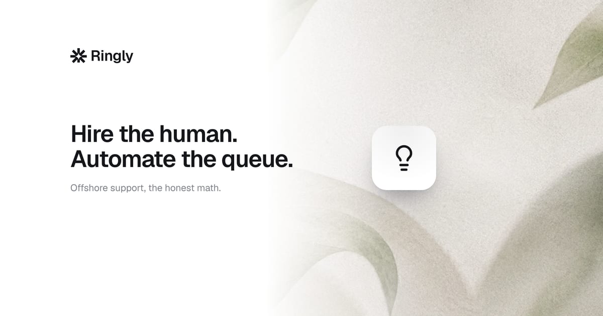 Offshore Gorgias specialist: hire, or automate the queue?