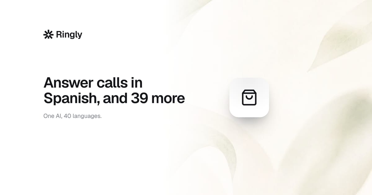 Bilingual virtual receptionist for Shopify brands (2026)