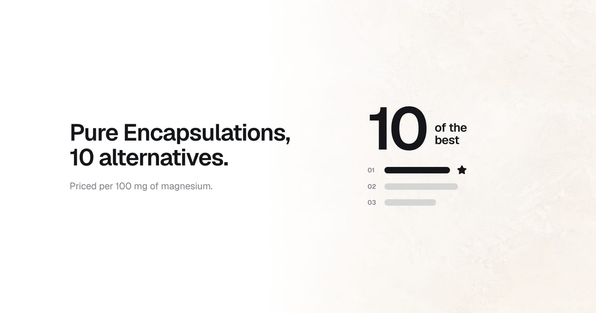 10 Best Pure Encapsulations Alternatives in 2026