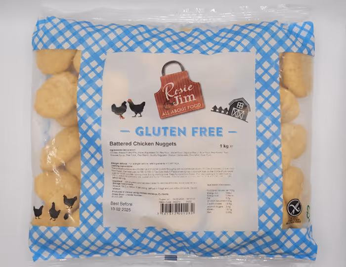 Rosie & Jim Gluten Free Chicken Nuggets