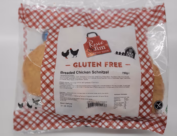 Rosie & Jim Gluten Free Schnitzel