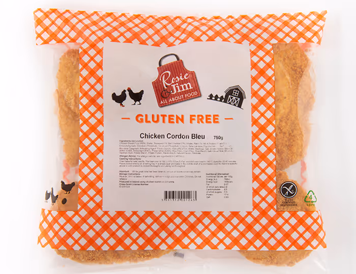 Rosie & Jim Gluten Free Cordon Bleu Kiev