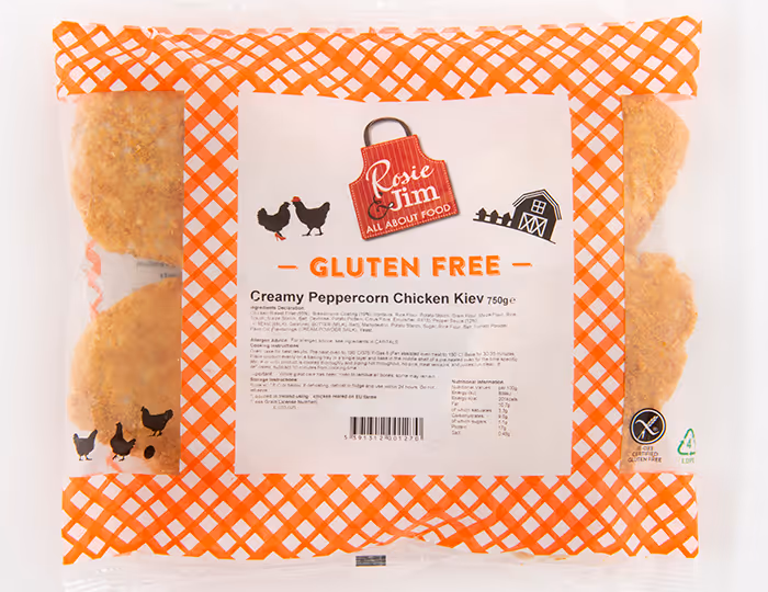 Rosie & Jim Gluten Free Peppercorn Kiev