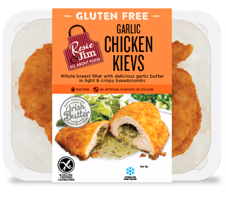 Rosie & Jim Gluten Free Garlic Chicken Kiev - chilled