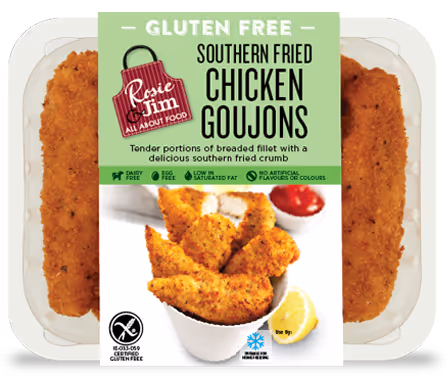 Rosie & Jim Gluten Free  Souther Fried Goujons - chilled