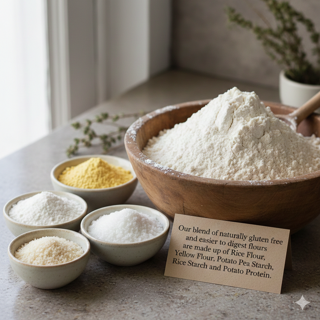 Variety of breaded and fried chicken pieces, including chicken goujons, nuggets, cutlets, and stuffed breasts, served with dipping sauce and cherry tomatoes.