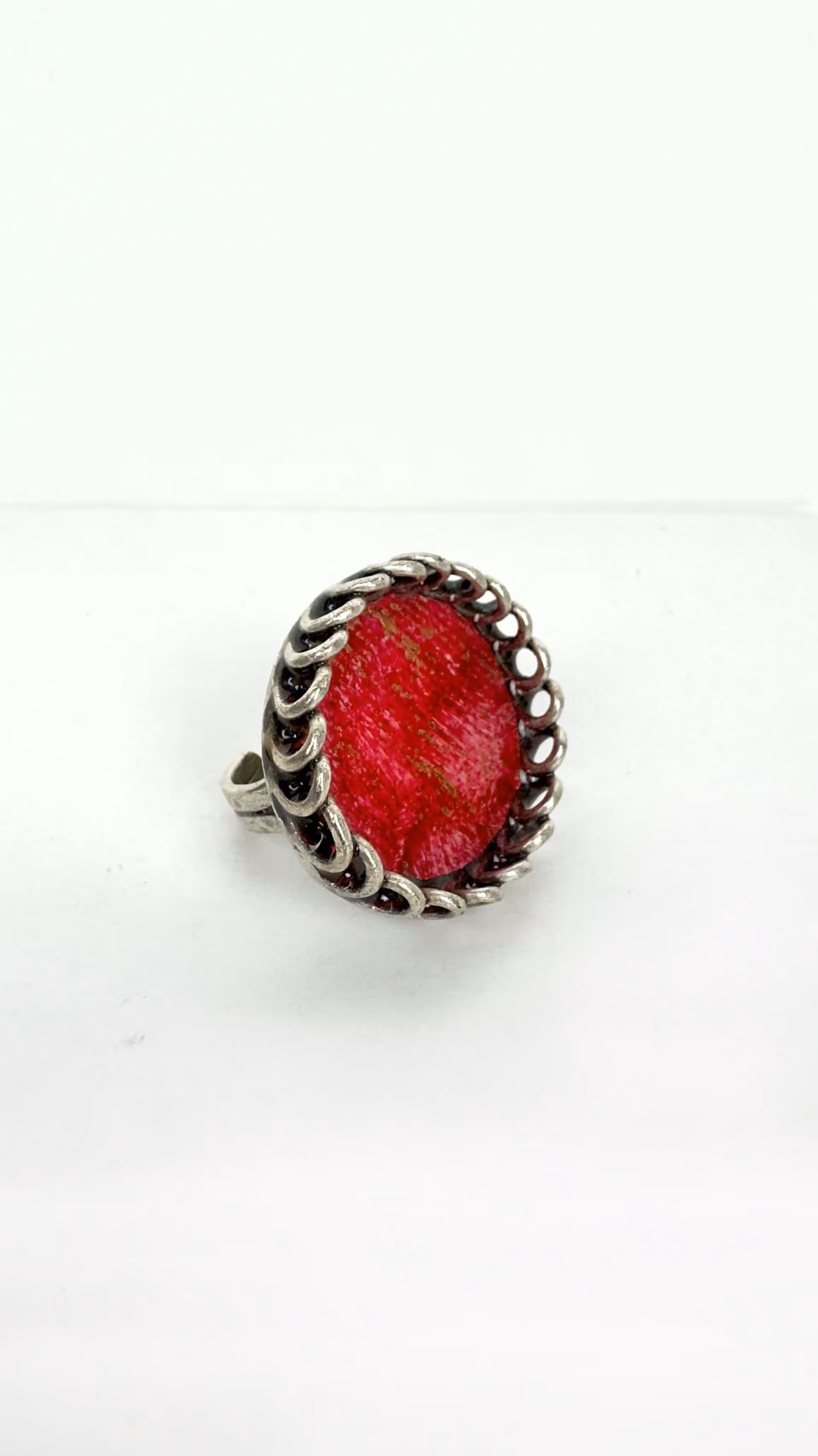 Anello Argento Battuto | Roses