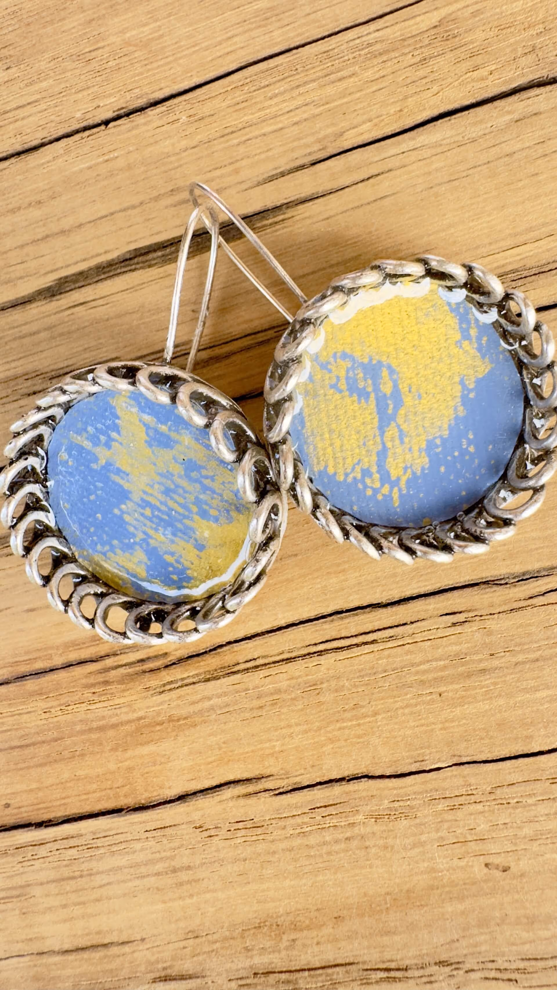 Orecchini a Monachella In Argento Battuto | Mondo