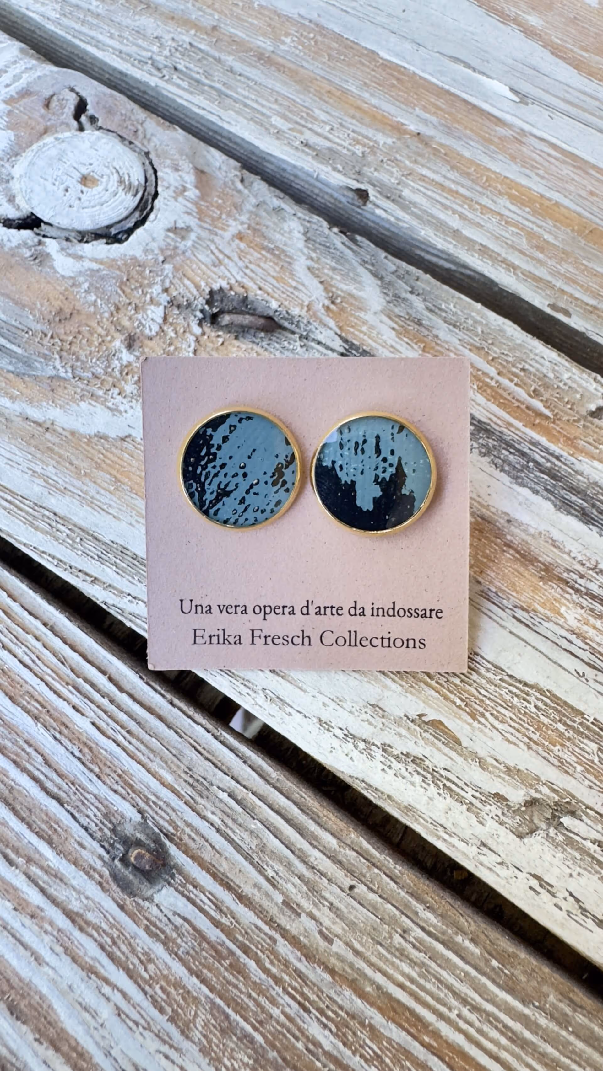 Orecchini a Bottone | Ottanio