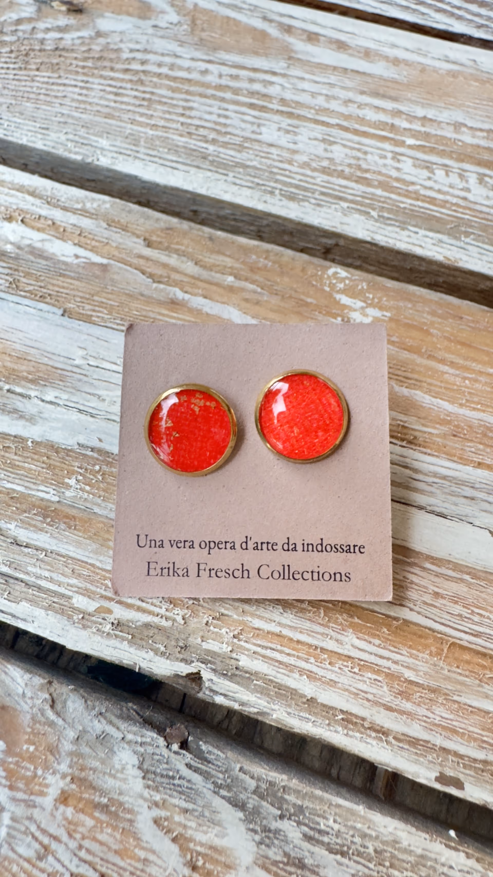 Orecchini a Bottone | Rose