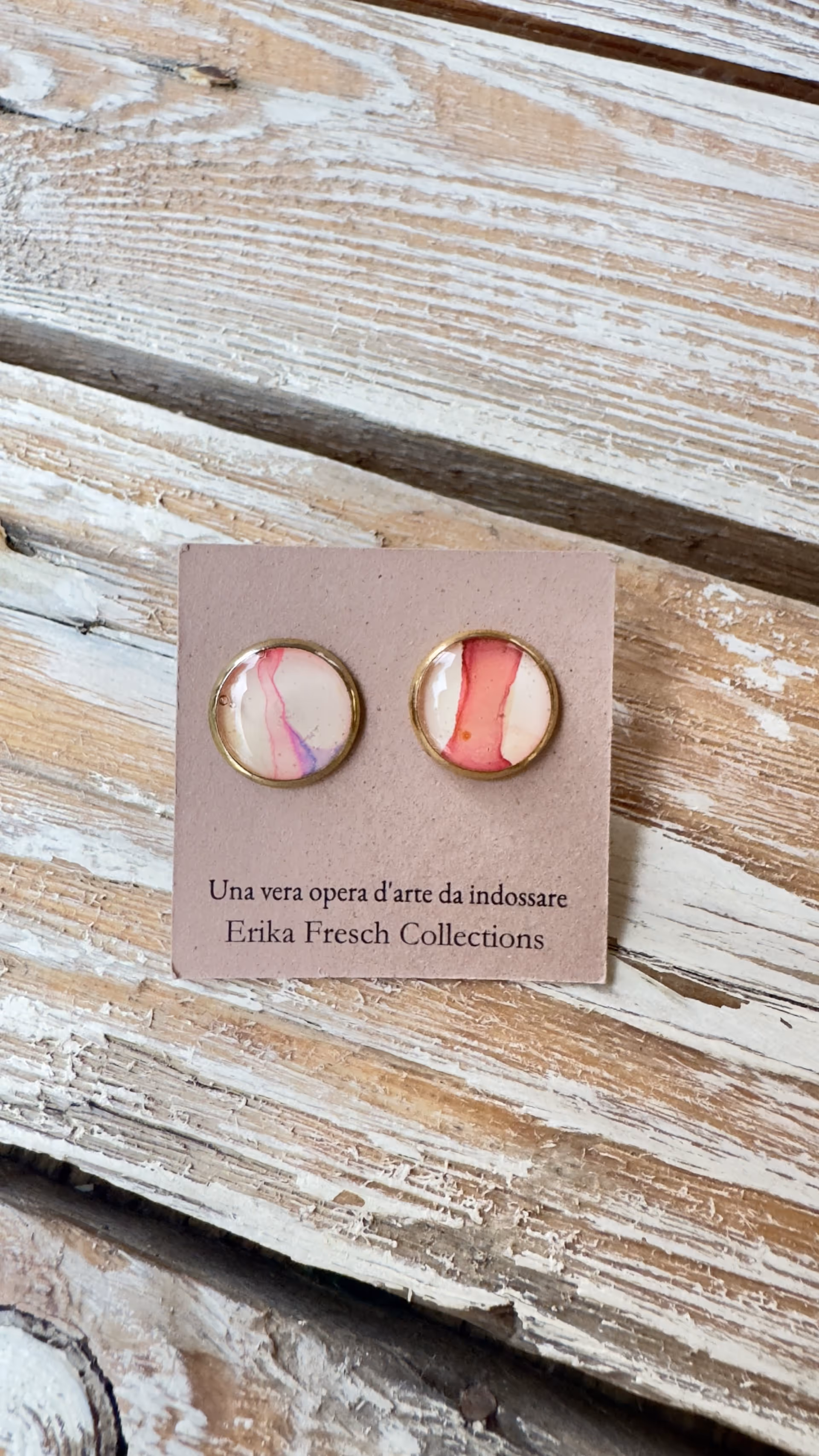 Orecchini a Bottone | Zucchero Filato