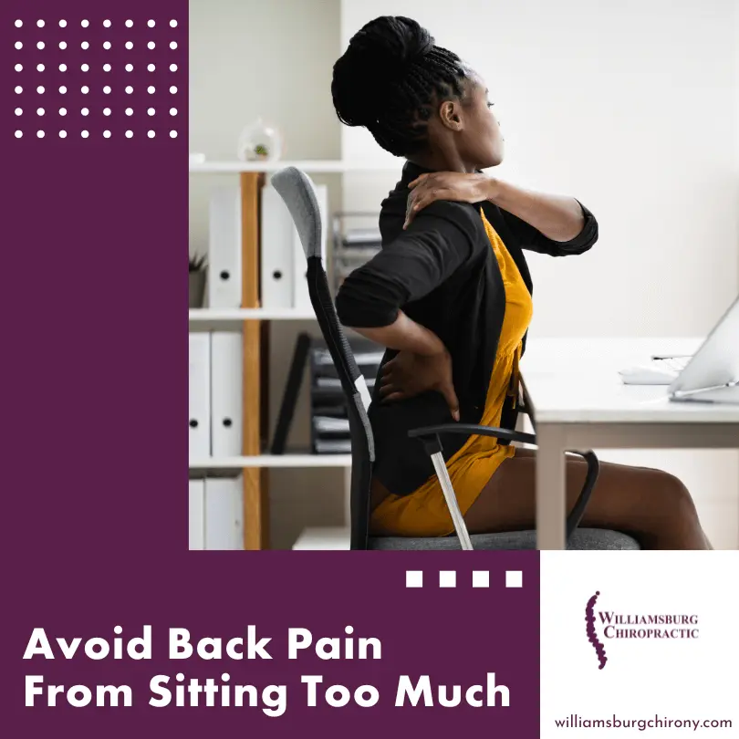 Avoid Back Pain From Sitting Too Much
