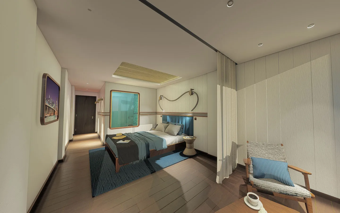 Les Vagues Hotel & Spa, rooms