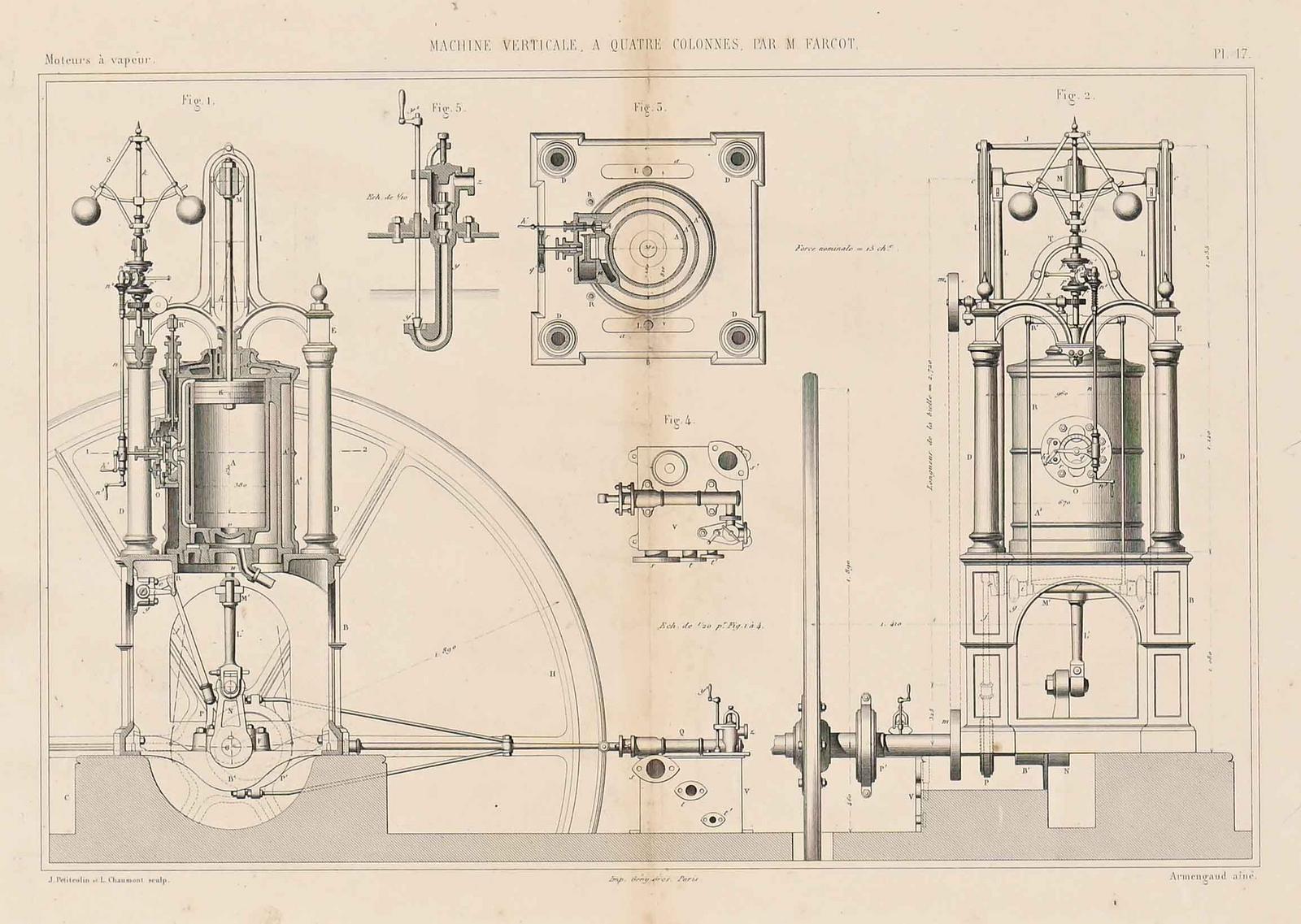 Cover of The Practical Draughtsman's Book of Industrial Design by Jacques-Eugène Armengaud, 1853