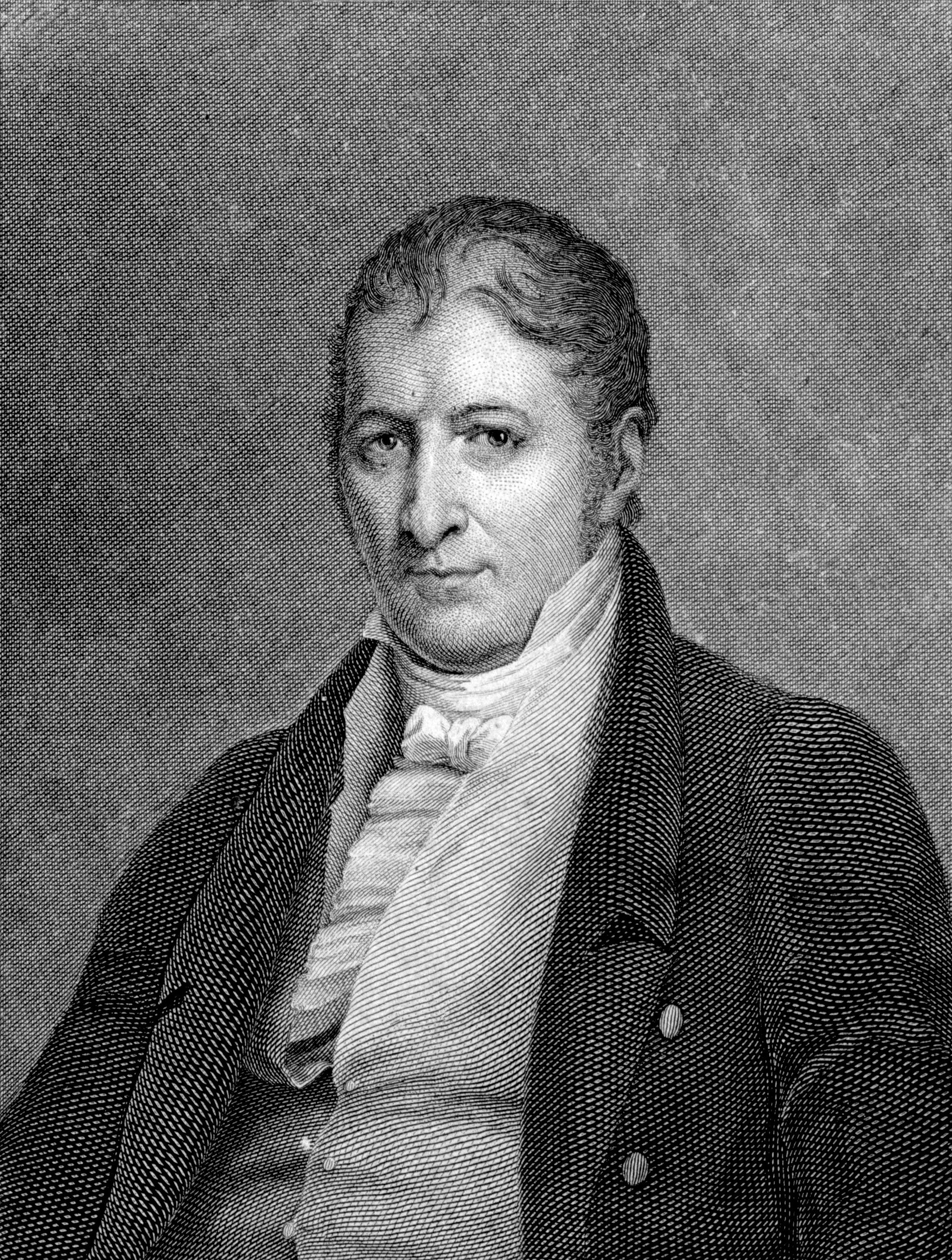 Portrait of Eli Whitney, inventor of interchangeable parts for mass production