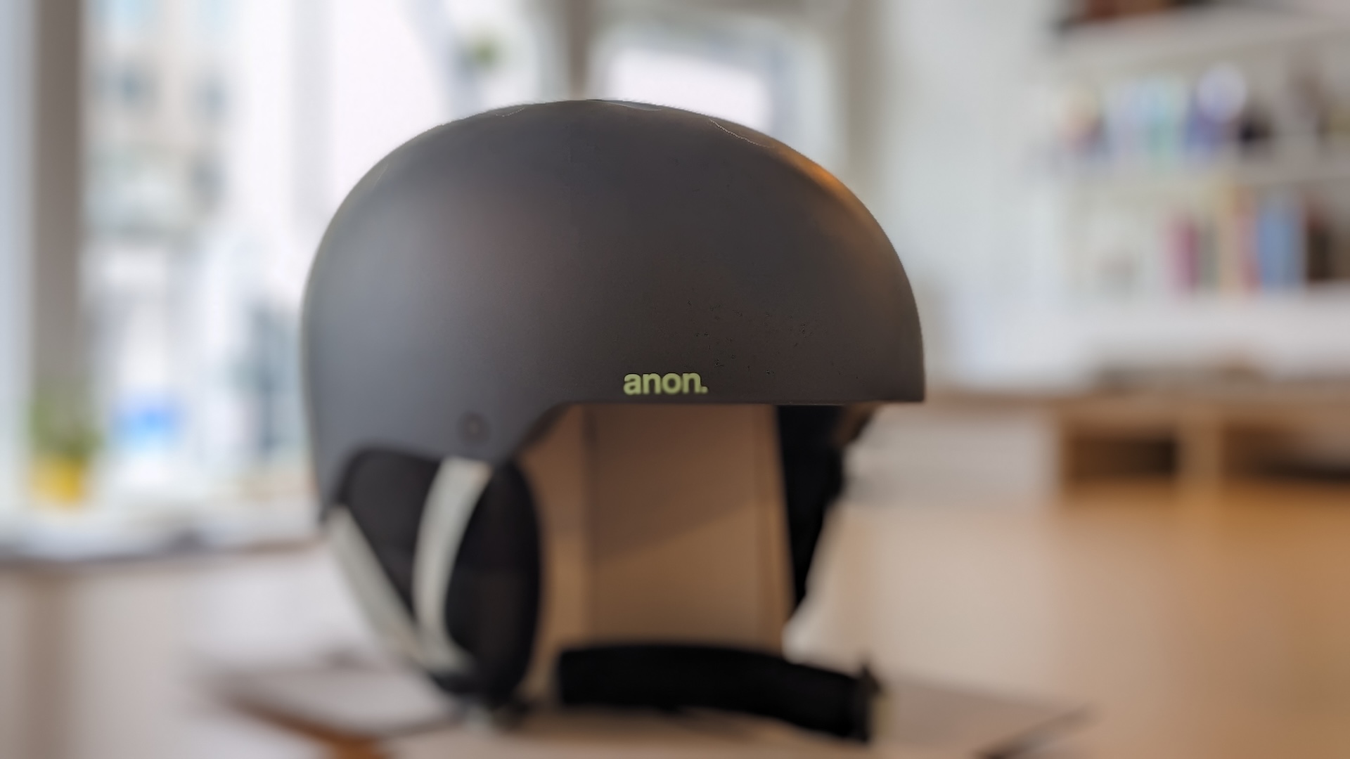 Burton / Anon — reference helmet on the studio bench used to match materials and finishes (photo) | ANCORD Design Co
