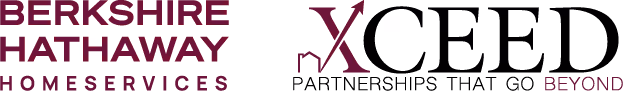 Berkshire Hathaway HomeServices logo alongside Xceed Partnerships That Go Beyond logo.
