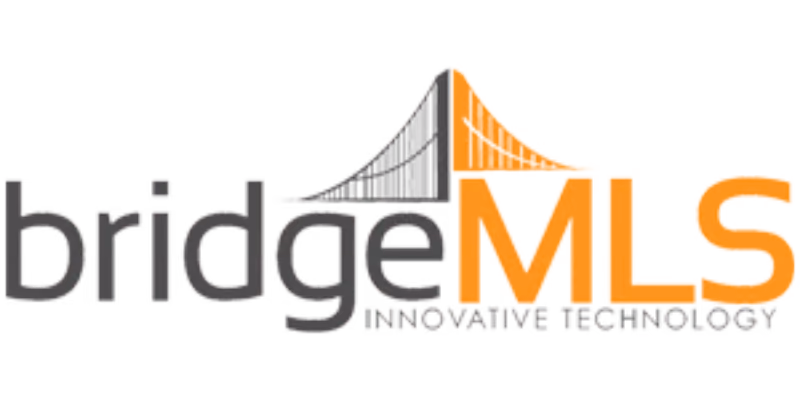 BridgeMLS logo with bridge graphic and orange MLS letters representing innovative technology.