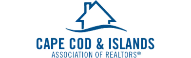 Logo for Cape Cod & Islands Association of Realtors featuring a house outline and text.