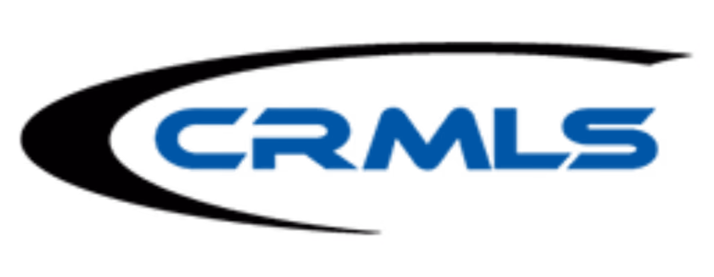 CRMLS in bold blue letters with a blue swoosh extending from the R to the S.