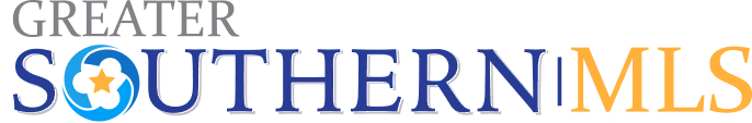 Greater Southern MLS logo with a blue star inside the letter O.