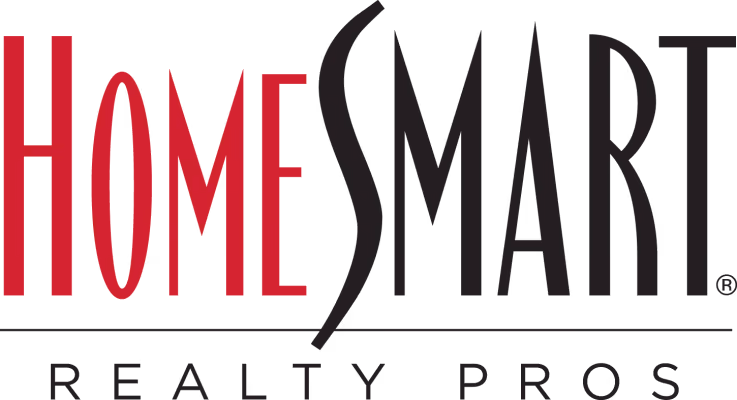 HomeSmart Realty Pros logo with Home in red and Smart Realty Pros in black.