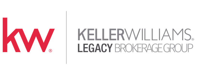 Keller Williams Legacy Brokerage Group logo with red 'kw' and black text on white background.