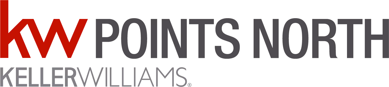 KW Points North Keller Williams real estate company logo with red and gray text.
