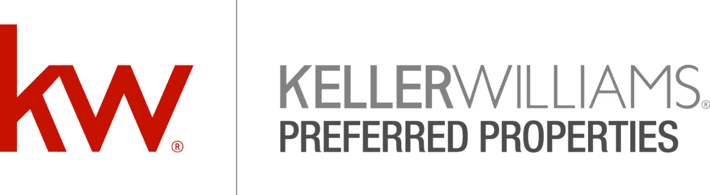 kw logo in red followed by Keller Williams Preferred Properties in gray and black text.