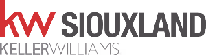 Keller Williams real estate logo with red 'kw' and black 'Siouxland' text.