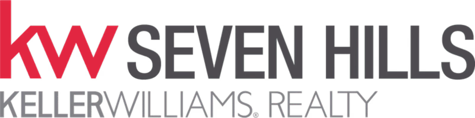 KW Seven Hills Keller Williams Realty logo with red KW and black text.