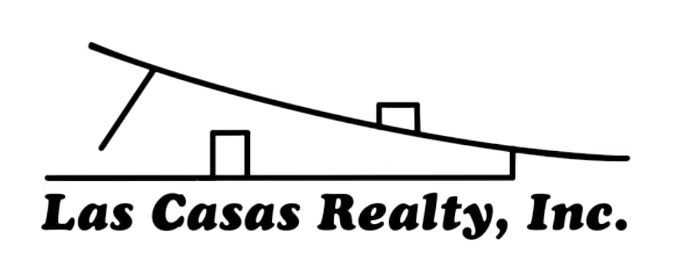 Las Casas Realty, Inc. logo with stylized roof outline over the company name.