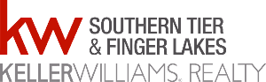 Keller Williams Realty Southern Tier & Finger Lakes logo with red KW initials.