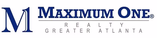 Maximum One Realty Greater Atlanta logo with a large stylized M and text in blue and gray.