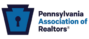 Logo of Pennsylvania Association of Realtors with a keystone and keyhole symbol.