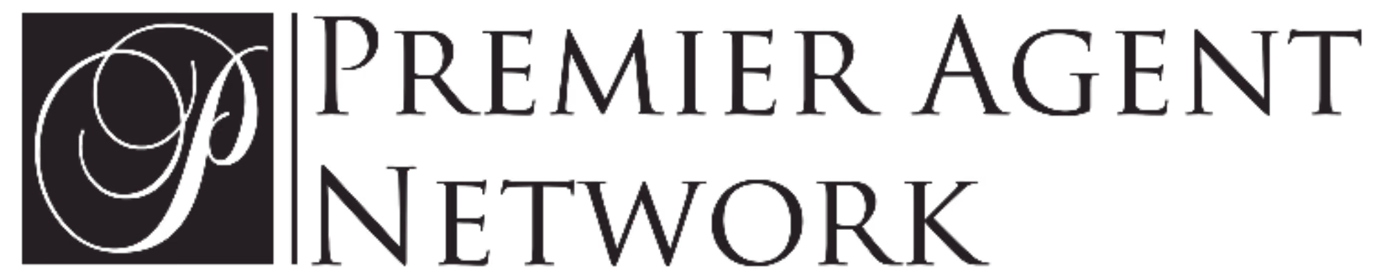 Premier Agent Network logo with a stylized letter P in a square on the left.