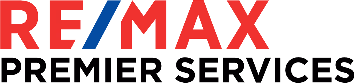 RE/MAX Premier Services logo with red and blue text.